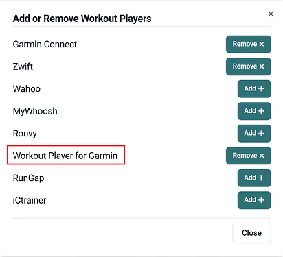 WorkoutPlayerForGarmin