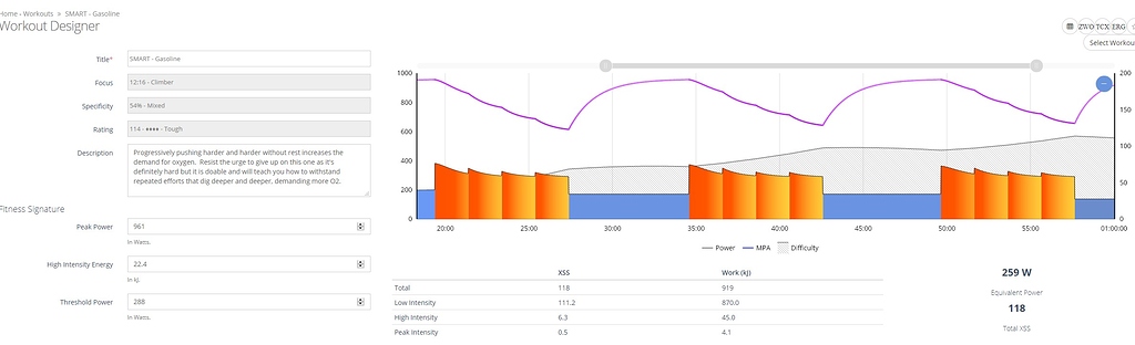 zwift xert