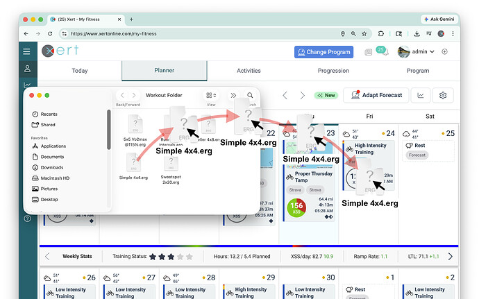 Drag and Drop Workout