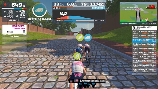 Race_ Club Ladder 12737 on Cobbled Climbs in Richmond