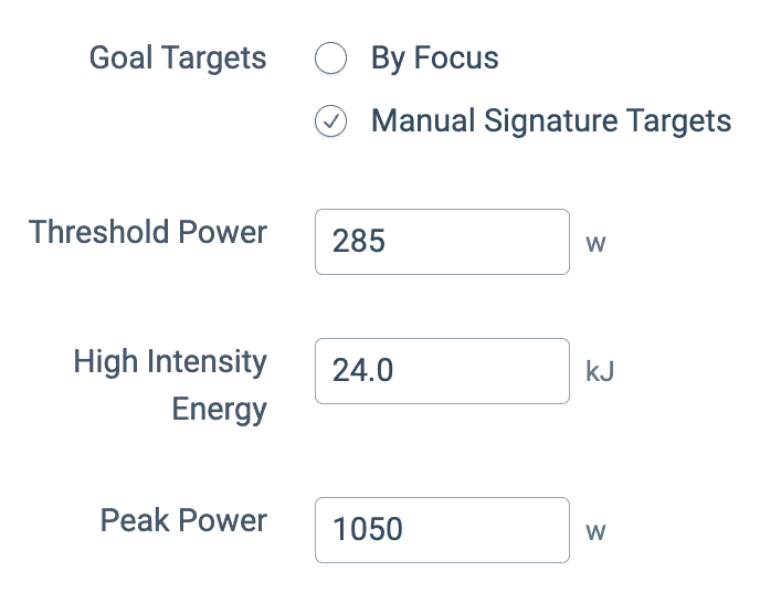 Manual-Signature-Targets
