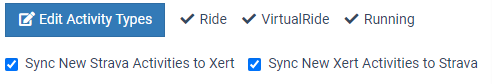Xert - Connect with Strava
